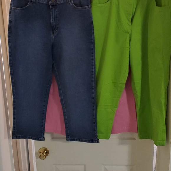 Lot Of Size 14 Pants & Capris: New & Gently Used - Picture 6 of 6